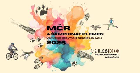 MČR a Šampionát plemen v mushingových disciplínách 2025